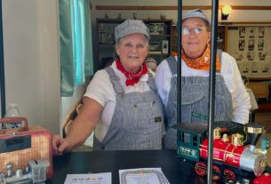 Every first Saturday of the month, the NVN Senior Citizen Center in Newell comes alive with a vibrant and bustling market – the Whistle Stop Market. This is the second year that the Whistle Stop Market has been running. Patty Karas runs the event, alongside Tina Bertolotto.
