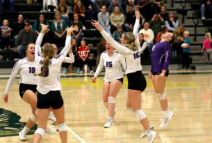 The Bronc Volleyball season has come to an end in the second round of Region playoffs. Here’s a recap of the final three games for the purple and white.
