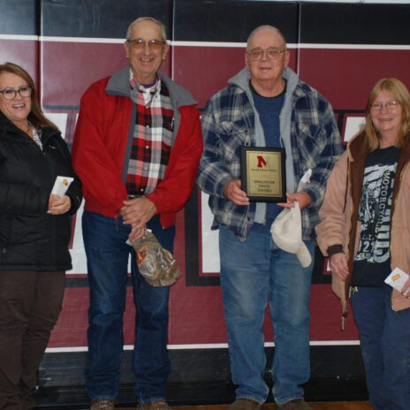 Recipients of the Irrigator Pride Award are Newell’s bus drivers Laura Fox, John Heisler, Monte Richards, and Sandy Miller.