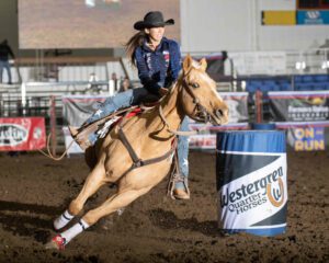 Jessica Routier Barrel Horse of Year 2023 by Alaina Stangle