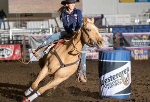 Jessica Routier Barrel Horse of Year 2023 by Alaina Stangle