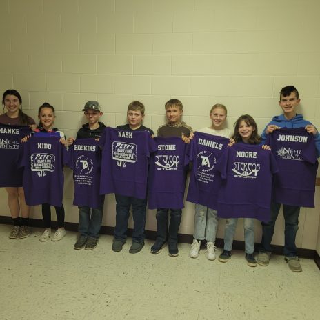 Middle School Students of the Month
