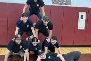 Dodgeball Raises Funds for Local EMS - Belle Fourche FD were the winners of Dodgeball Tournament.